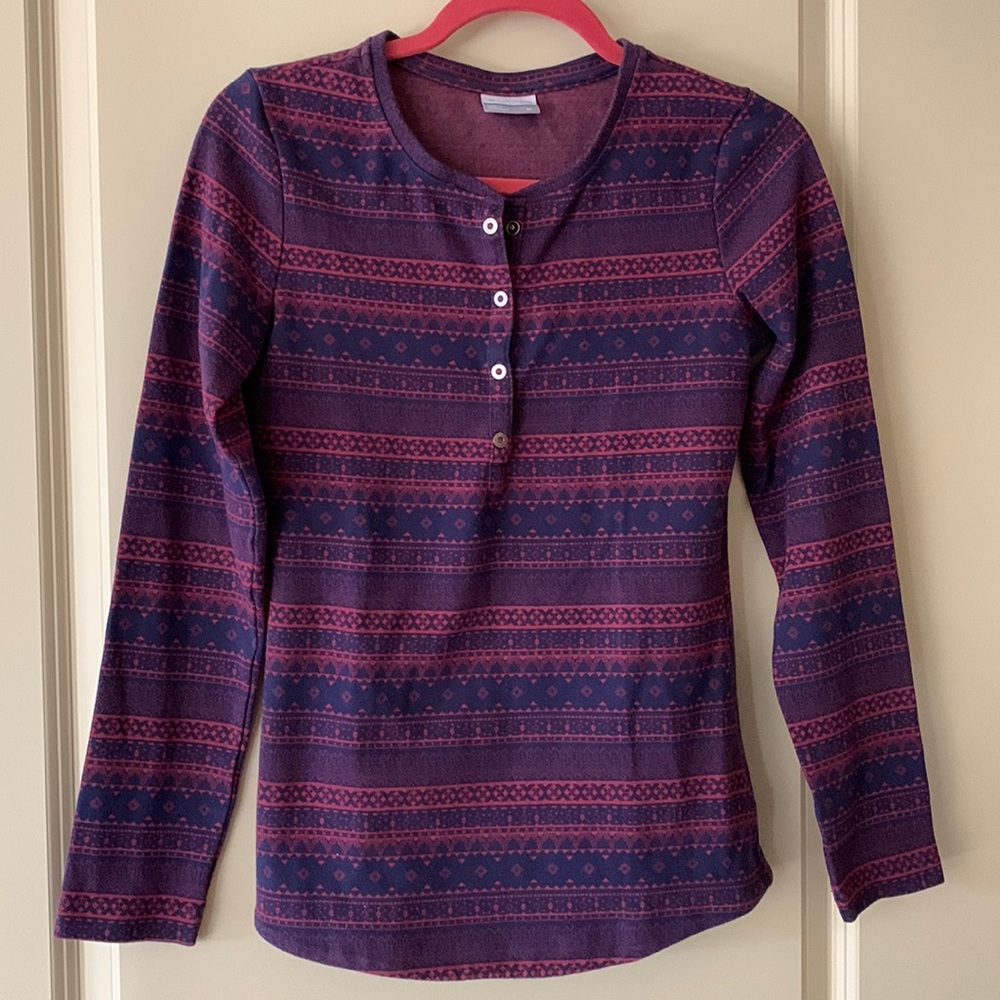 COLUMBIA  Aspen Lodge Jacquard Henley - Medium